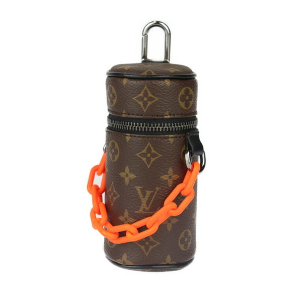 LOUIS VUITTON Black Monogram Leather Pouch - Picture 1 of 10